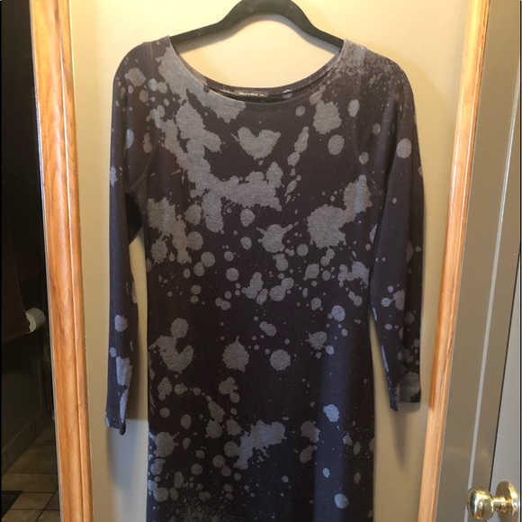 Grey and Black Sweater Dress by Nally and Millie - Picture 2 of 6